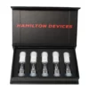 five pack ccell ceramic half mil cartridges hamilton devices